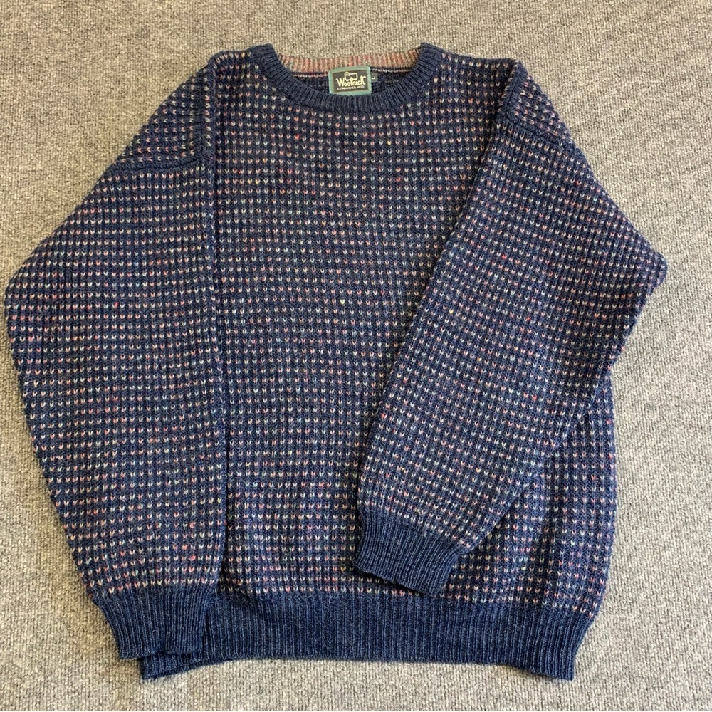 Vintage Woolrich 100% Wool Mens Crewneck Sweater